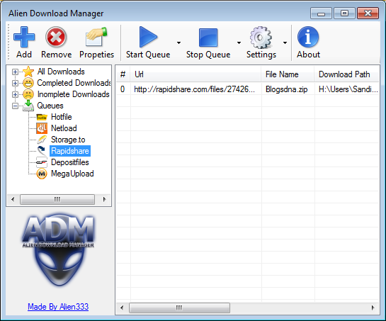 alien-download-manager