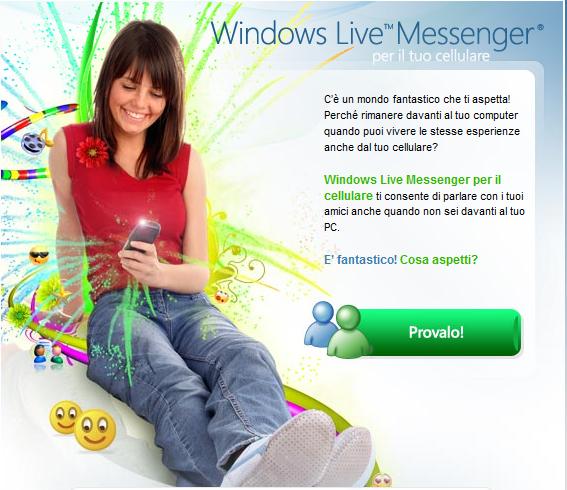 Windows Live Messenger per il cellulare
