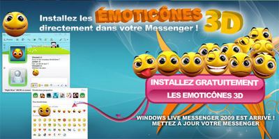 Scarica il pack delle emoticon in 3D Windows Live Messenger (Msn 2009)