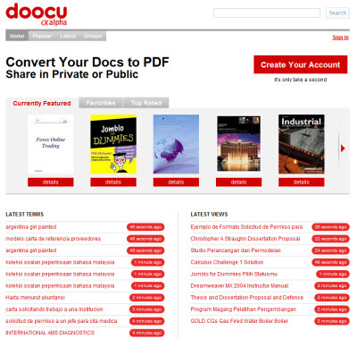 Conversione PDF con Docu