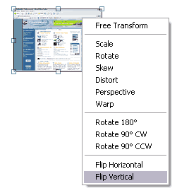 Creare un'immagine in prospettiva con riflesso