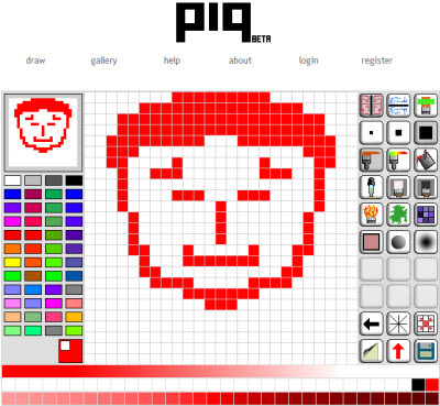 Realizzare immagini in pixel art