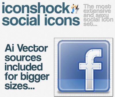 Icone sociali online: IconShock