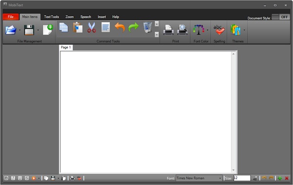 Editor di testo innovativo per Windows: MobiText