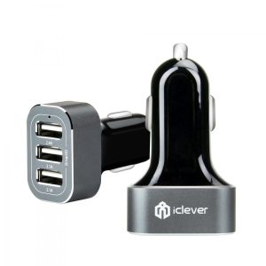iClever® 6.6A 33W: recensione caricatore per auto a 3 porte USB iClever® 6.6A 33W: recensione caricatore per auto a 3 porte USB
