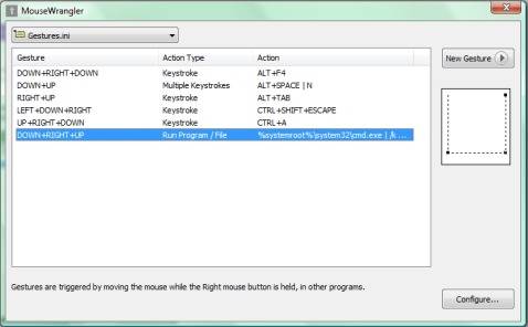 Utilizzare mousegestures per lavorare sul web
