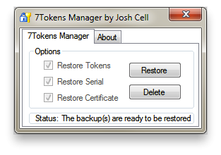 Backup professionale Windows 7 con 7Tokens Manager