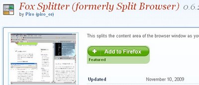 Come suddividere la finestra di Firefox