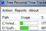 Visualizzare tempo utilizzo applicazioni: FreeTime Tracker