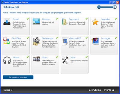 Backup semplice con Genie Timeline