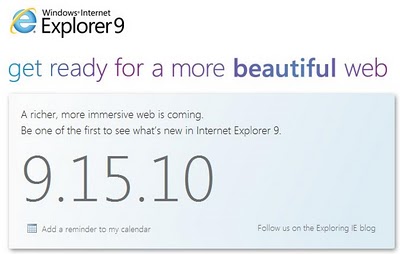 Internet Explorer dal 15 settembre