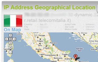Localizzazione indirizzi iP