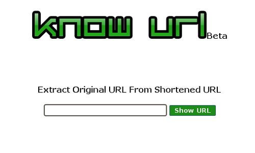 Scovare i link originari da short url con Know URL