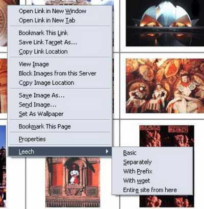 scaricare contenuti pagine web