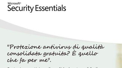 Security Essentials: cambiare impostazioni