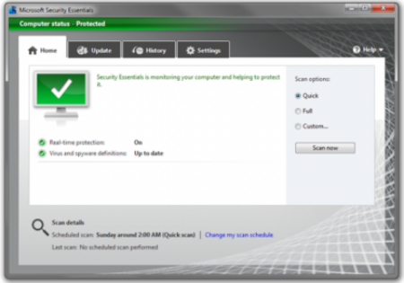 Microsoft Security Essentials 2