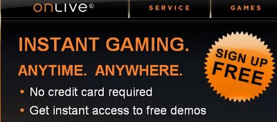 Cloud Gaming grazie a OnLive