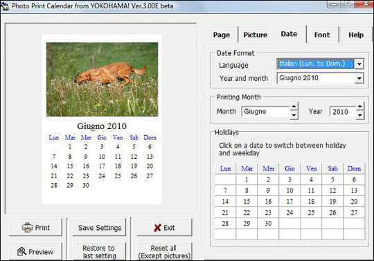 Come creare e stampare calendari online