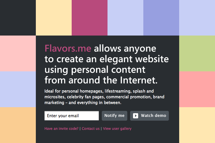 Flavors.me: il tuo mondo online in un click!