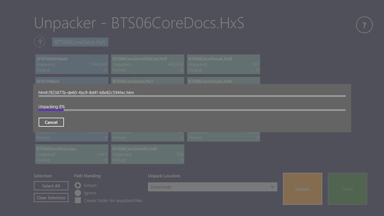 Come estrarre un archivio compresso RAR con Windows 8