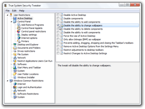 True System Security Tweaker: ottimizzare pc True System Security Tweaker: ottimizzare pc