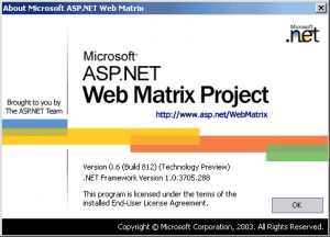 web matrix