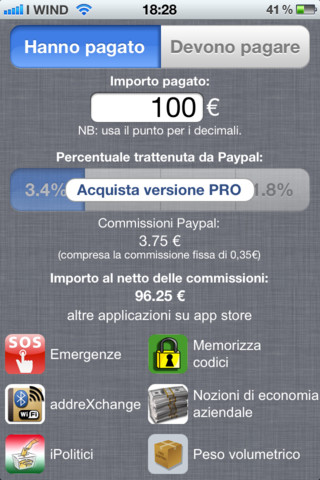 Come calcolare le commissioni di Paypal?