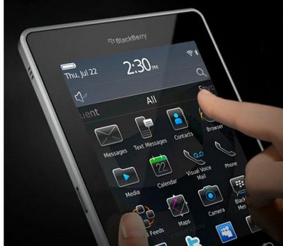 BlackPad: tablet Blackberry contro l’iPad!