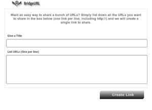 Bridges, creare liste di url e condividerli