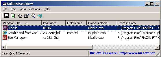 recuperare password perdute