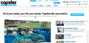 Capzles, nuovo servizio di condivisione contenuti