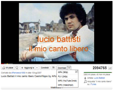 Estensione Chrome Youtube Downloader