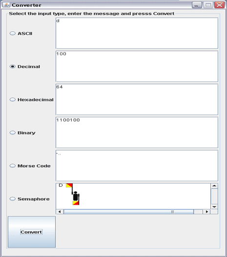 Convertire codice ascii, decimale, esadecimale, binario & Morse