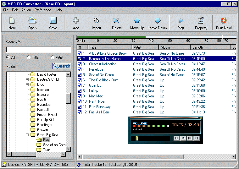 Convertire Tracce Audio CD in formato MP3