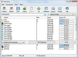 Gestione spazio su disco con DiskSavvy