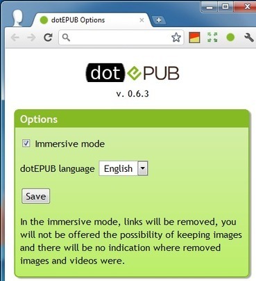 Conversione pagine web in ePub