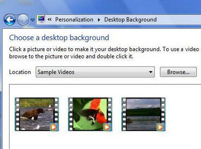 Video che diventano sfondi pc