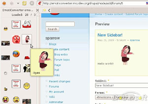 Creazione di emoticon personalizzate