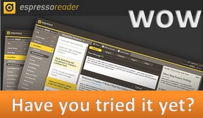 Leggere i feed con Espresso Reader