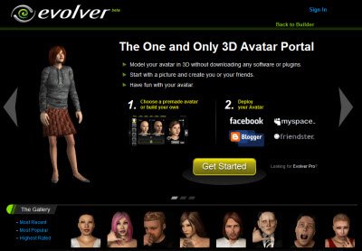 Avatar 3D da creare sul web !