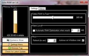 ottimizzare ram ottimizzare ram