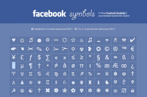 facebook symbols