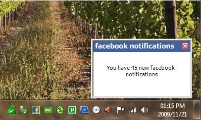 Controllare le notifiche dal desktop con Facebook Notifications