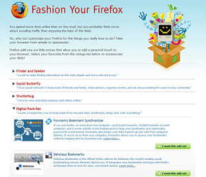 Rendete alla moda FireFox con Fashion FireFox!