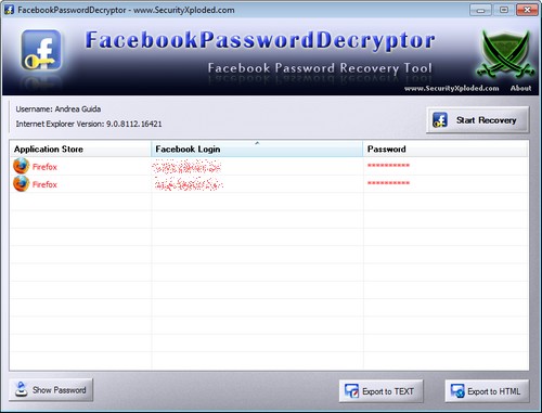 Come scoprire la password di Facebook