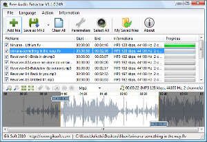 Free Audio Extractor, estrarre audio e convertirlo