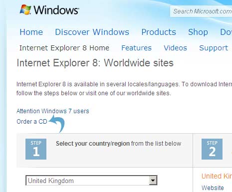 Installare Internet Explorer 8 su connessione lenta, grazie al cd gratis!