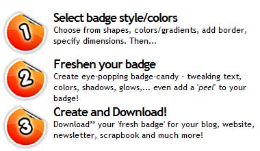 Creare Badge web 2.0 gratuitamente