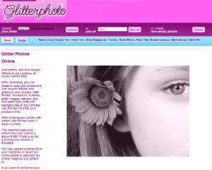 Glitter Photo, applicare effetti alle immagini personali