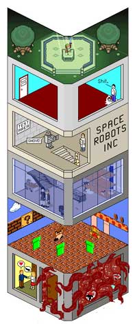 Gun Tower: Un Grattacielo carico carico di...pixel!